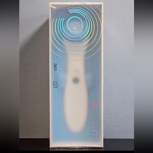 Nu Skin ageLOC LumiSpa iO White & Blue Device w/ Normal Brush Head - New! NuSkin